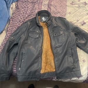 Leather Flight Jacket - David Outwear